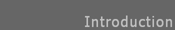Introduction